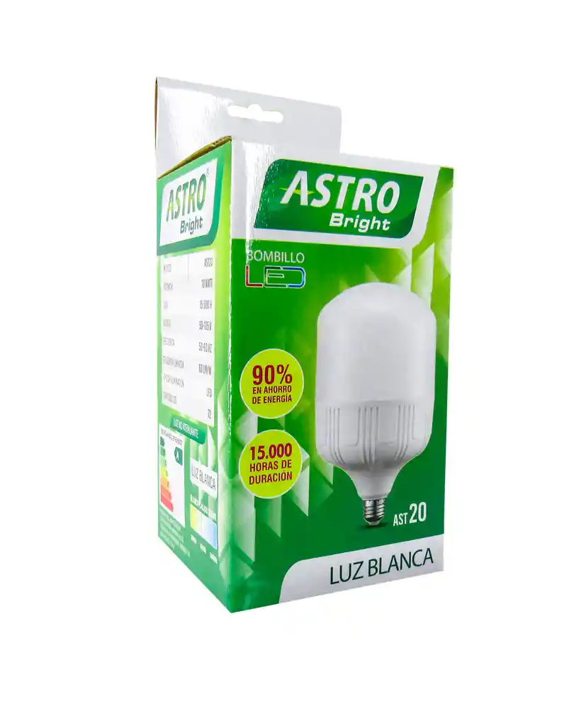 Bombillo Led Astro Bright Cilindro – 10 Watts