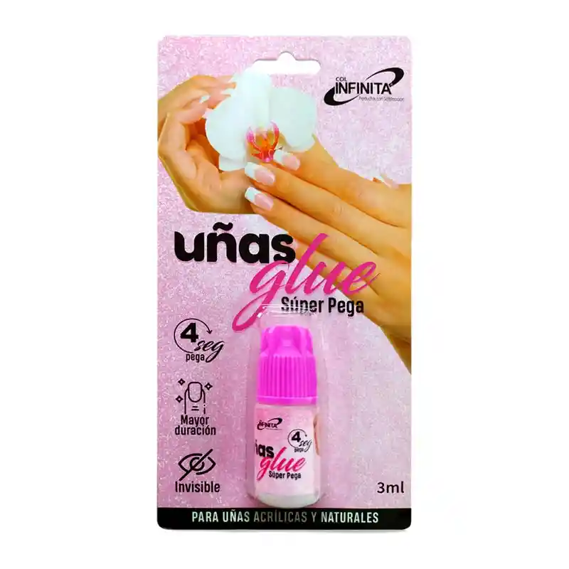 Uñas Glue Super Pega