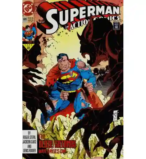 Superman In Action Comics - The Blaze / Satanus War Rages On! (edición 680)