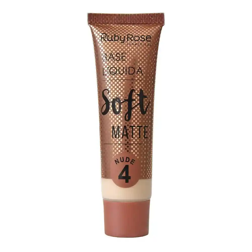 Soft Ruby Rosebase Liquida Matte Nude 4