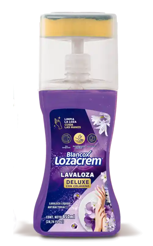 Lavaloza Loza Crem Deluxe Con Colágeno (850 Ml)