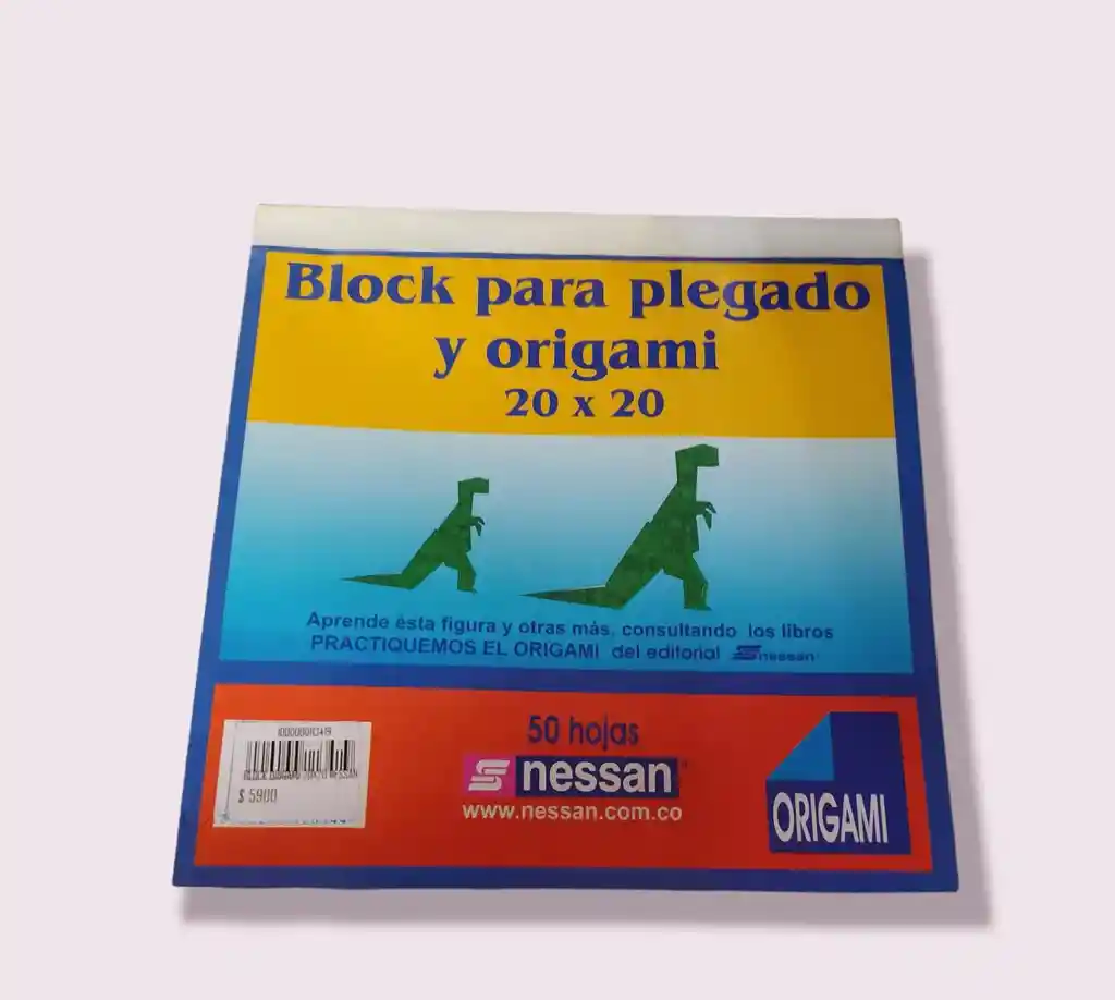 Block Papel Plegado Y Origami 20x20