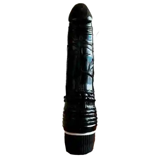 Vibrador Anal Vaginal Consolador Punto G Dildo Multi Velocidad Dong 18cm Negro