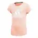 Talla,-camiseta Mujer Adidas Badge Of Sport T-shirt Coral | Original