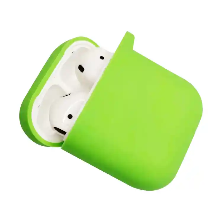 Estuche En Silicona Airpods 1/2 Verde