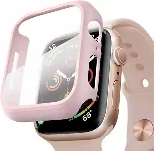 Pulso Y Protector Smart Watch 42/44 Mm Rosa