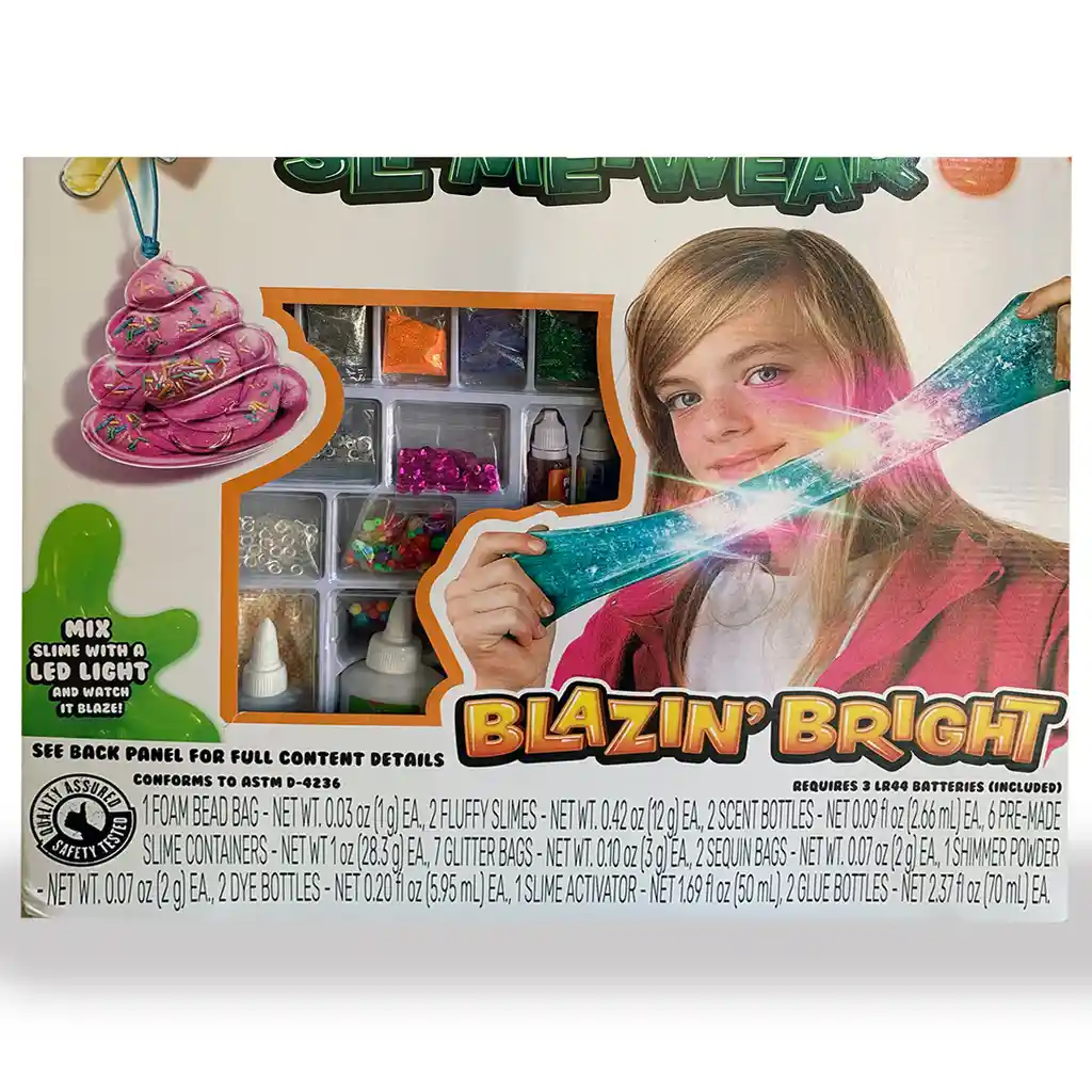 Kit Slime 3 En 1 Gigante Studio Laboratorio