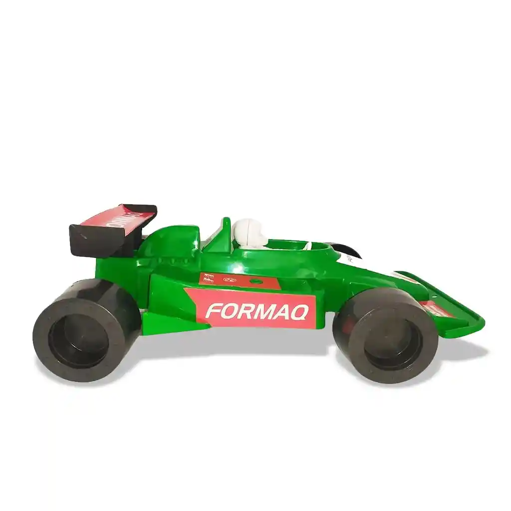 Uno Carro Verde Tipo Formula Juguete Jugueteria Didactico