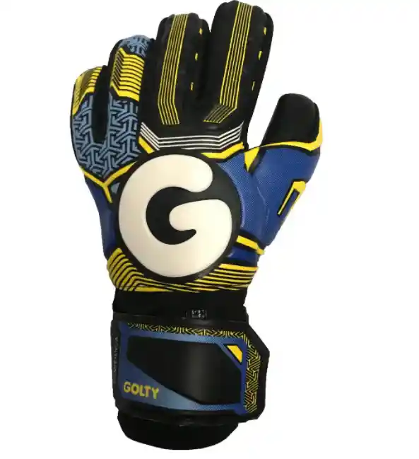 Guante De Fútbol Golty Competición Antifracturante Azul Talla 07.0