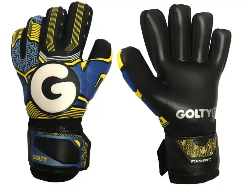 Guante De Fútbol Golty Competición Antifracturante Azul Talla 05.0