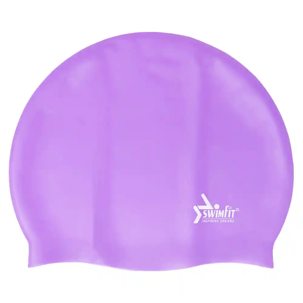 Gorro De Silicona Para Natación Swimfit Adulto | Violeta