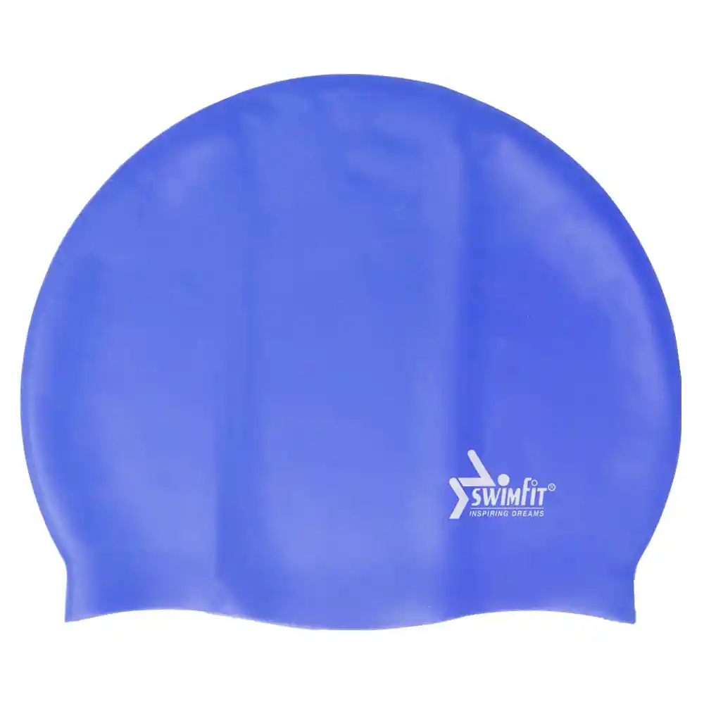 Gorro De Silicona Para Natación Swimfit Adulto | Azul