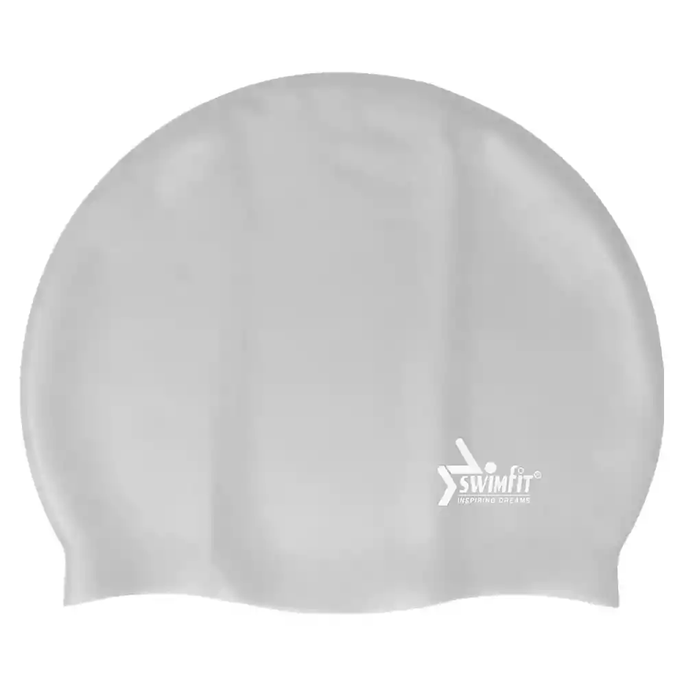 Gorro De Silicona Para Natación Swimfit Adulto | Gris