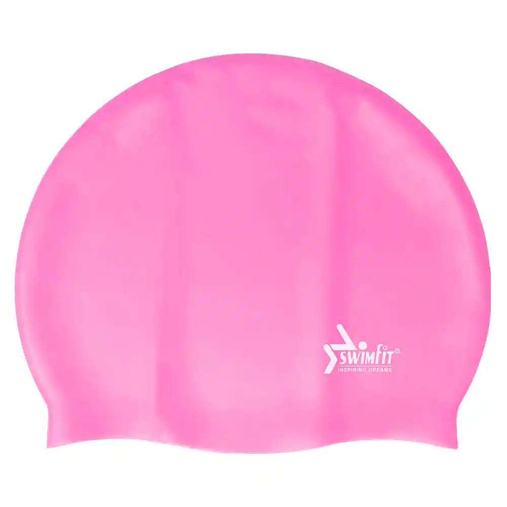 Gorro De Silicona Para Natación Swimfit Adulto | Rosa