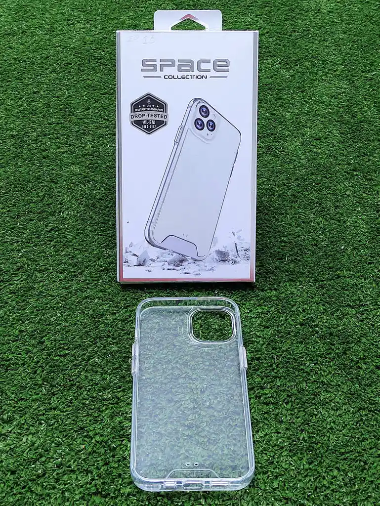 Iphone13 Forro Protector| Case Rigido | Space Transparente| Iphone | Carcasa | Funda | Anti Humedad