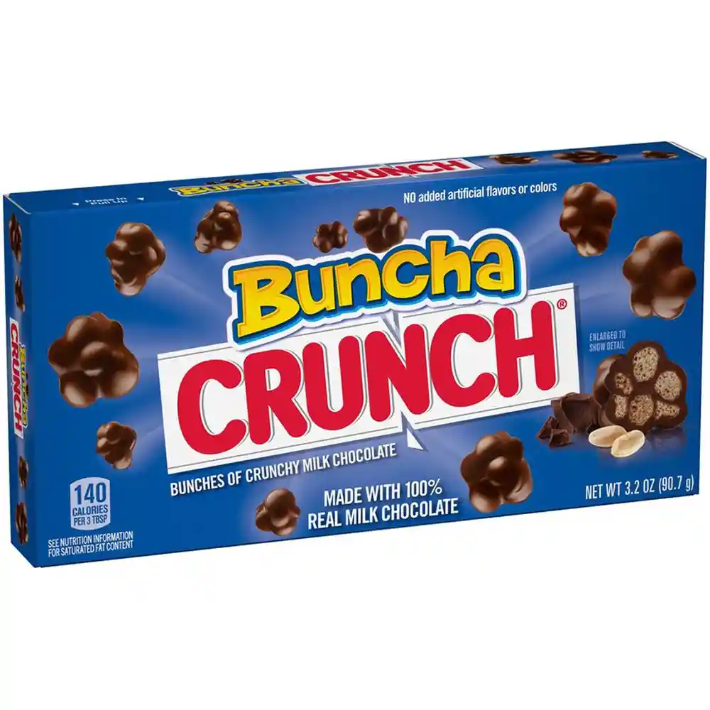 Crunch Bolas De Chocolate Buncha3.2 Oz Importado