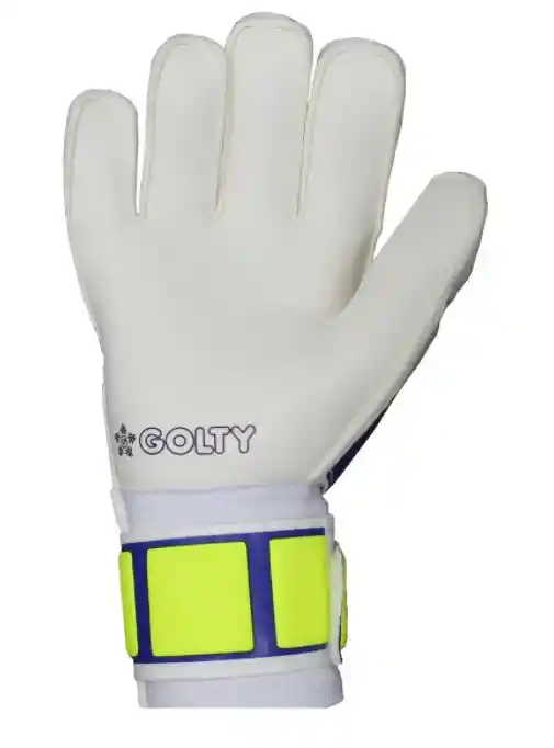 Guante De Futbol Golty Compettion Blok Antifracturante Azul Talla 08.0