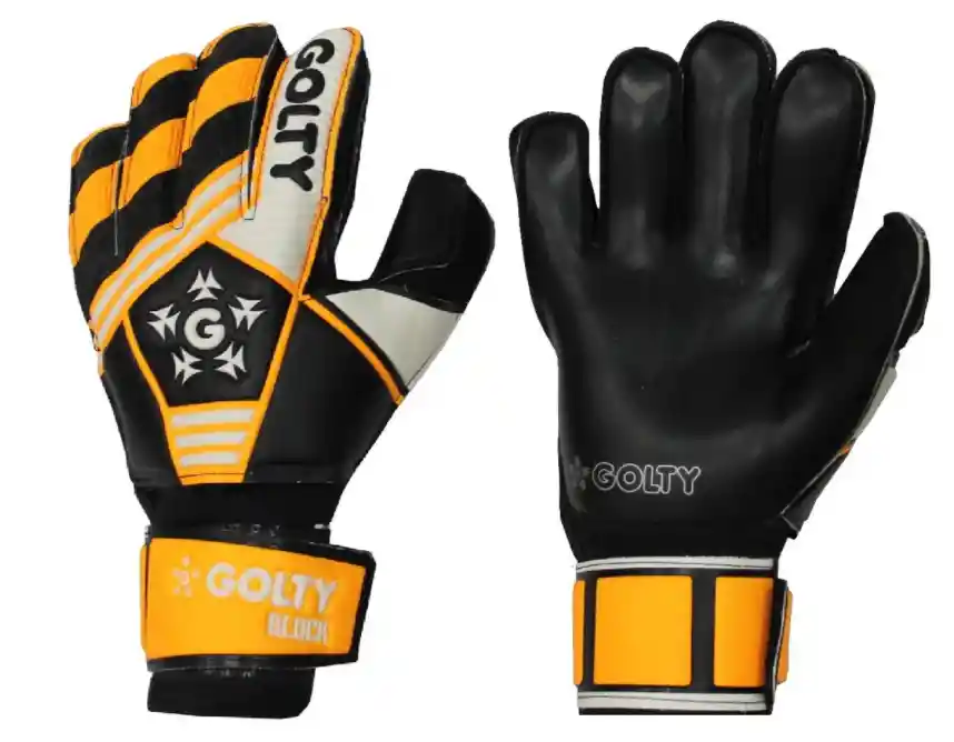 Guante De Futbol Golty Compettion Blok Antifracturante Naranja Talla 05.0