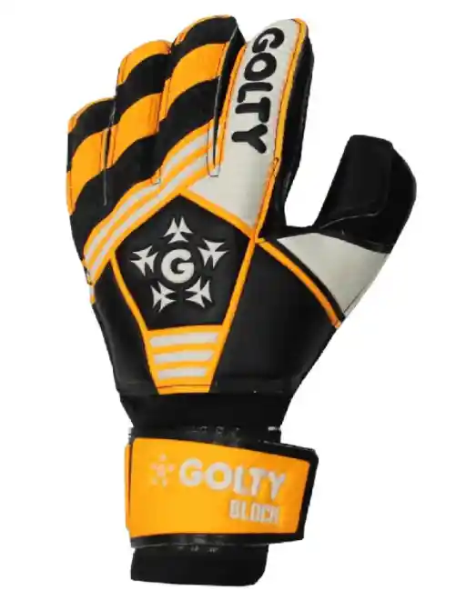 Guante De Futbol Golty Compettion Blok Antifracturante Naranja Talla 05.0