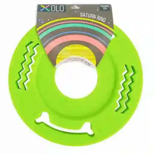 Verde O Naranja - Juguete Tipo Frisbee De Lanzar Para Perros Razas Medianas Y Grandes | Saturn Ring