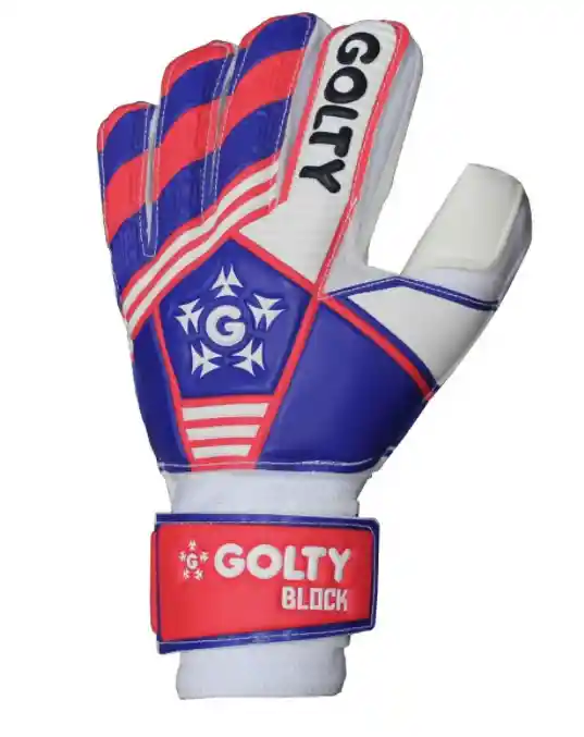 Guante De Futbol Golty Compettion Blok Antifracturante Rojo Talla 06.0