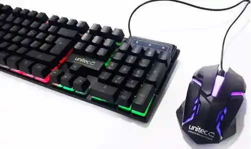 Unitec Combo Teclado Y Mouse Gamer