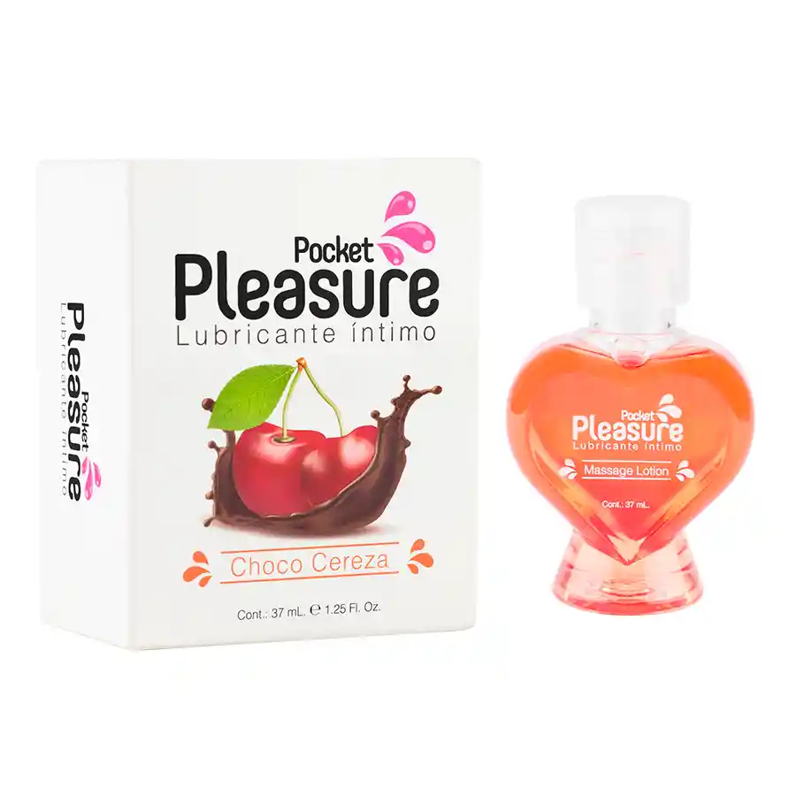 Lubricante Intimo Choco Cereza 37 Ml Pocket Pleasure