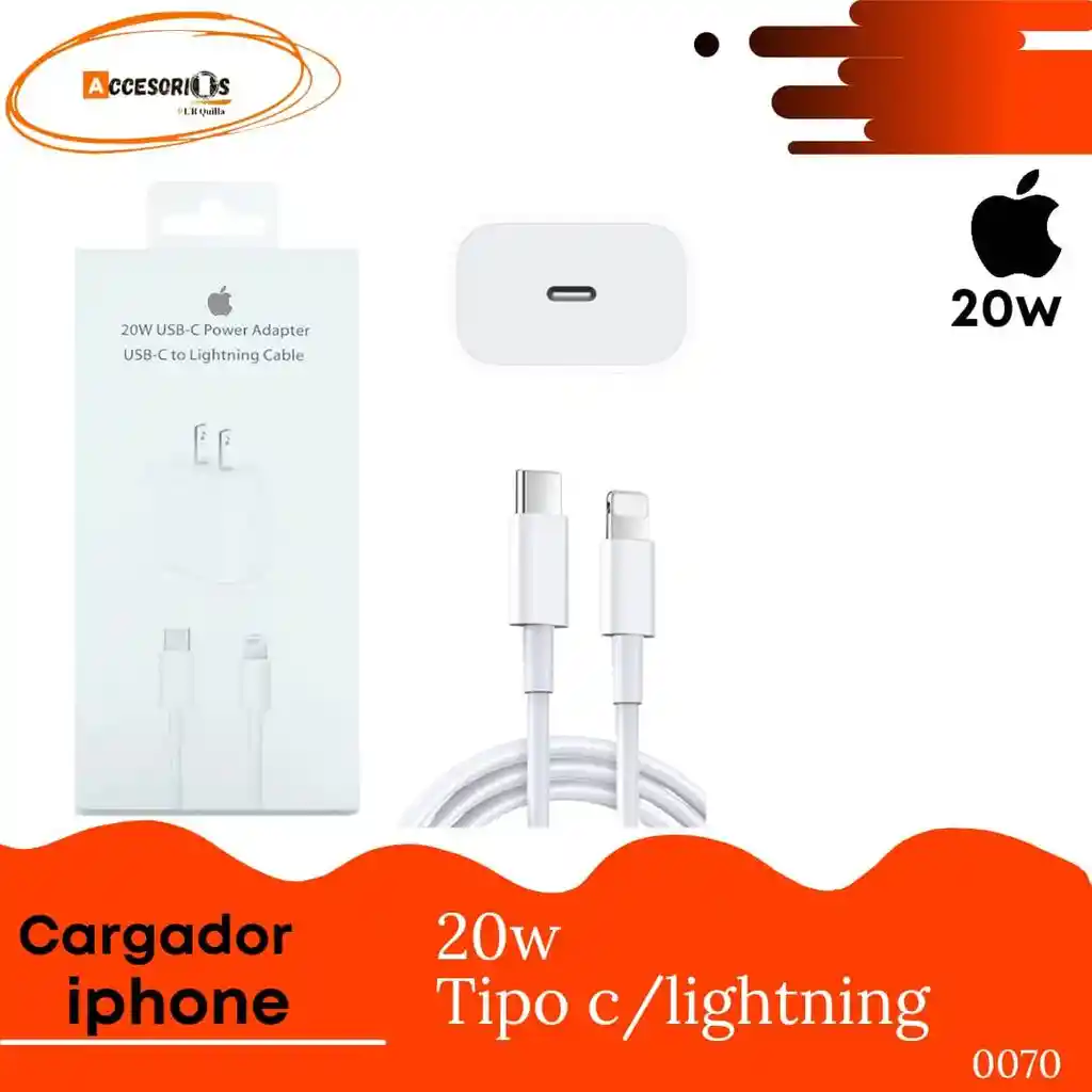 Iphonecargador 20w/carga Rapida