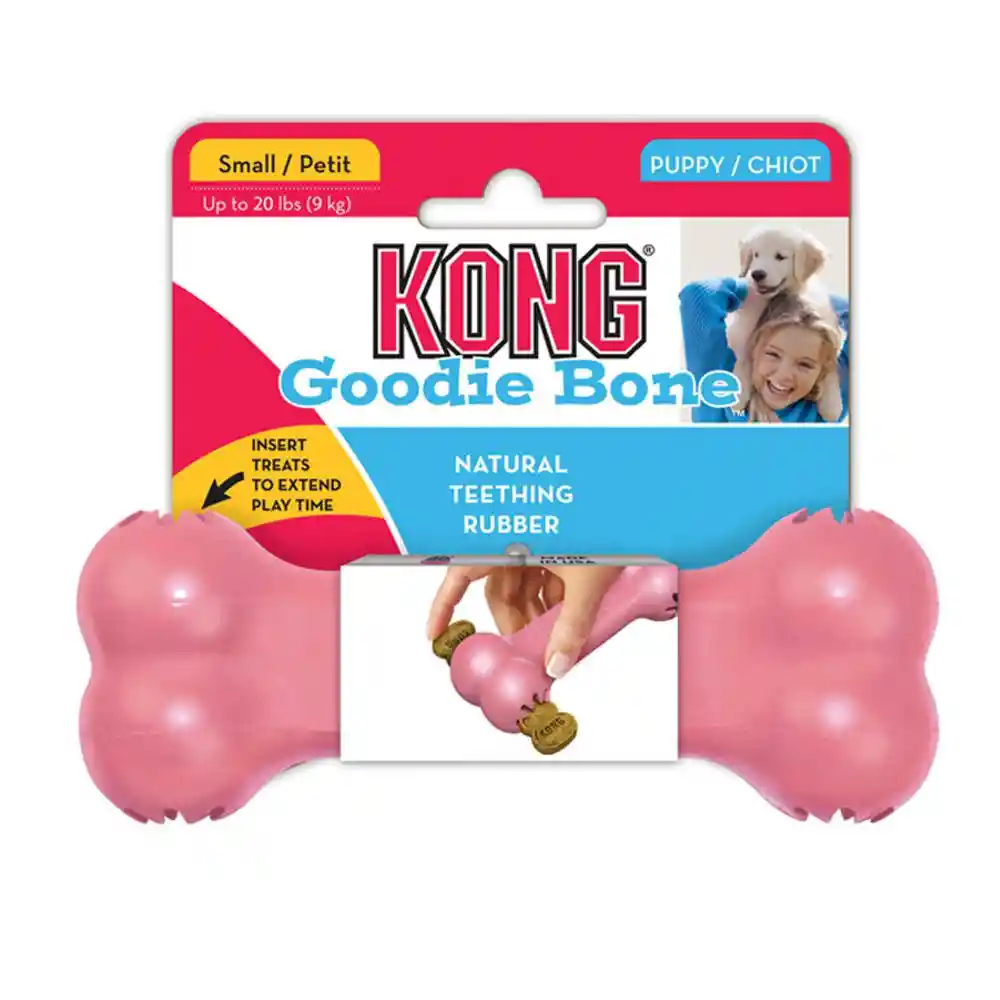 Kong® Puppy Goodie Bone® Rosado