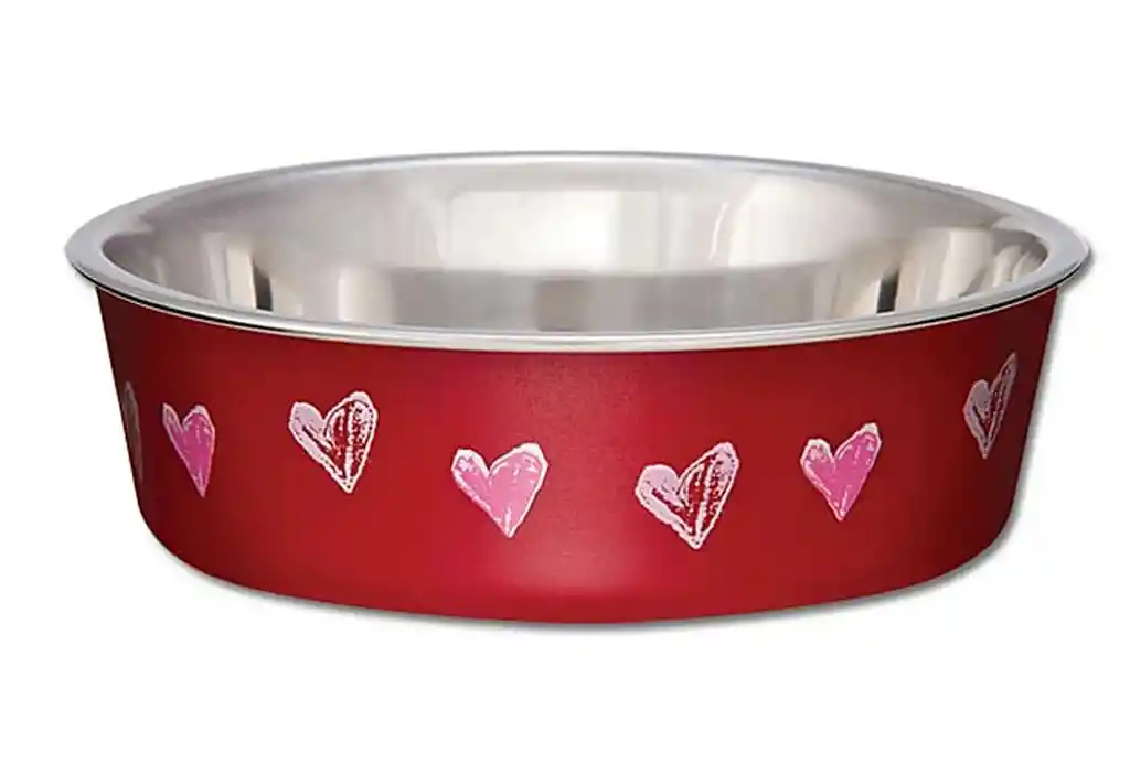 Loving Pets Comedero Para Gato ® Corazones Rojo