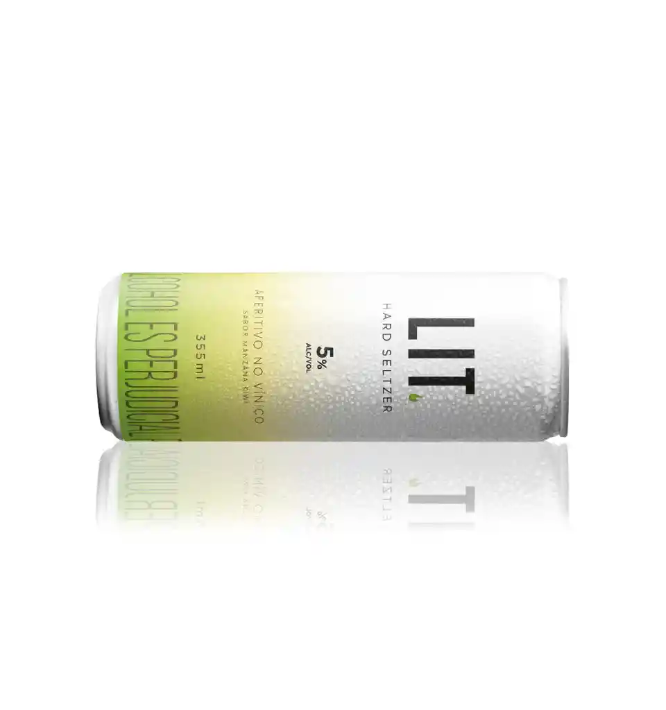 Lit Hard Seltzer Manzana Kiwi 355ml