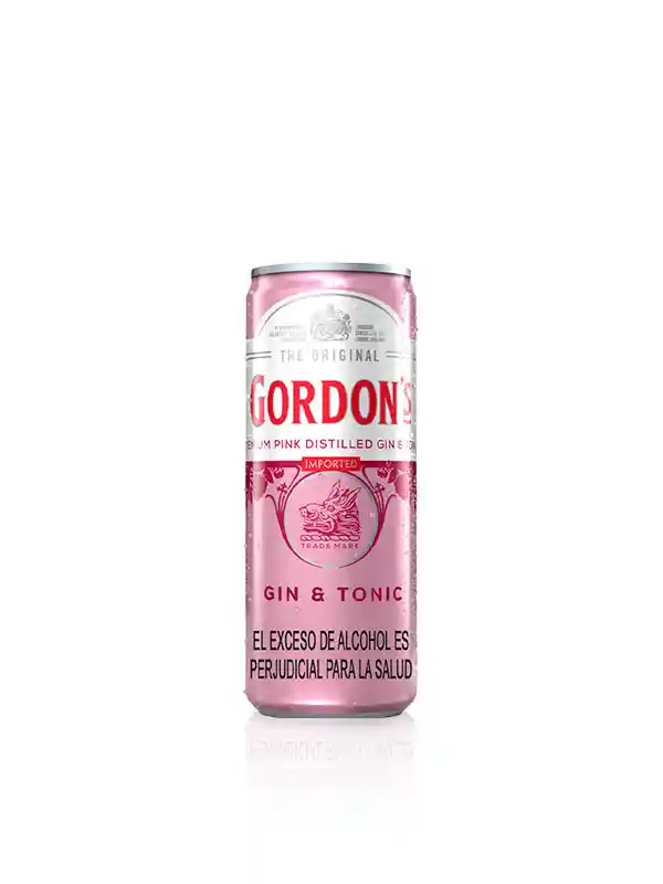  Coctel Gin & Tonic  Gordon's  Pink  250Ml 