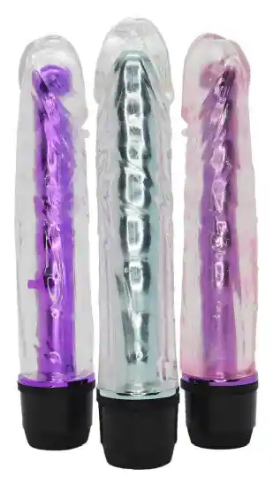 Gel Dildo Vibrador Liso