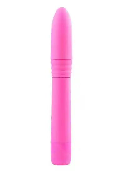 Vibrador Neon Luv Touch Ribbed Slims- Rosado Pd-1125-11