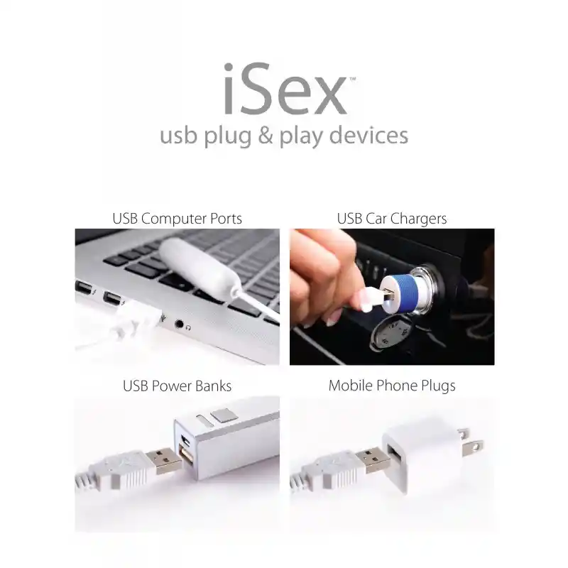 Vibrador Portátil Usb Isex Pd-1059-19