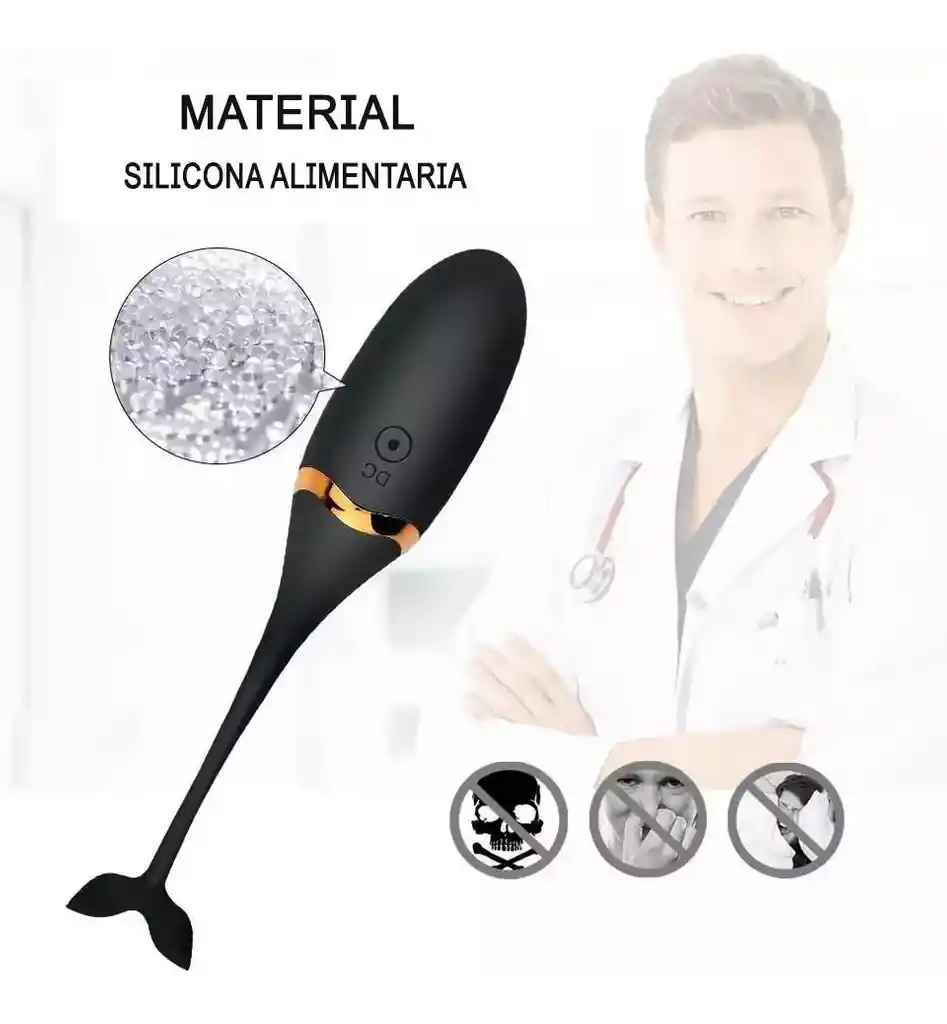 Huevo Vibrador Con Control Remoto Inalambrico Usb Recargable