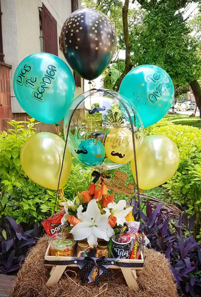 Globos, Ancheta Y Flores