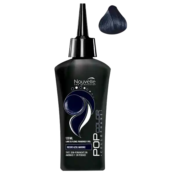 Nouvelle Tinte Semipermanete Pop Negro Azul X 120ml