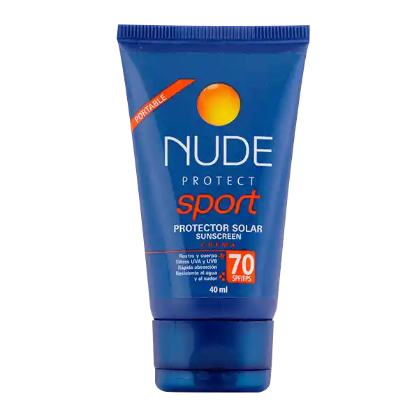 Nude Protector Solar En Crema Spf 70 Sportx 40 Ml