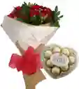 Chocolates Bouquet De Rosas Rojas Yferrero