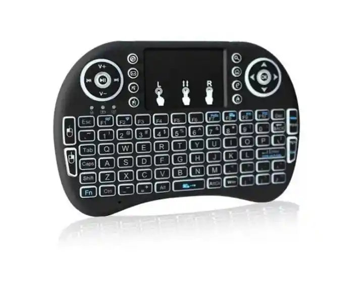 Teclado Mini Inalámbrico Mouse Android Smart Tv Tv Box Pc