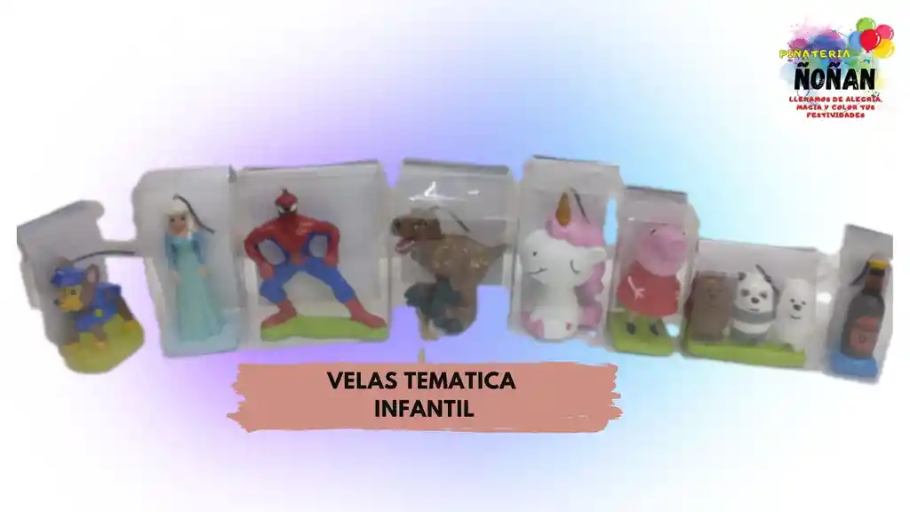 Velas Tematica Infantil