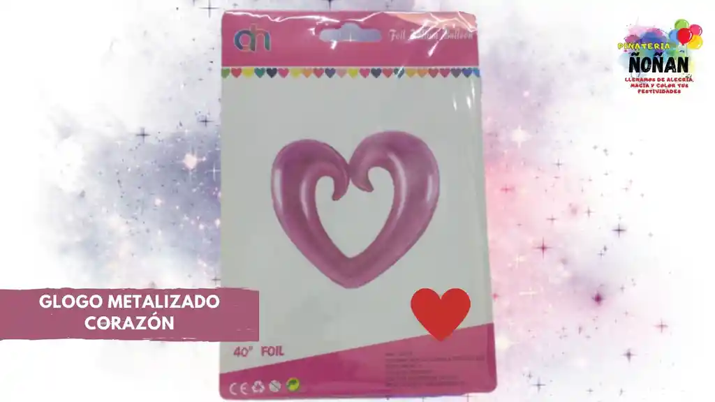 Globo Metalizado Corazon