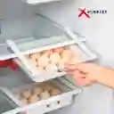 Organizador Expandible Canasta Para Huevos En La Nevera Blanco