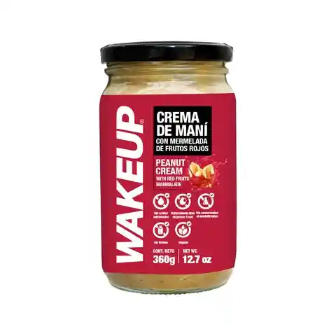 Wakeup Crema De Mani Con Frutos Rojos- 360G