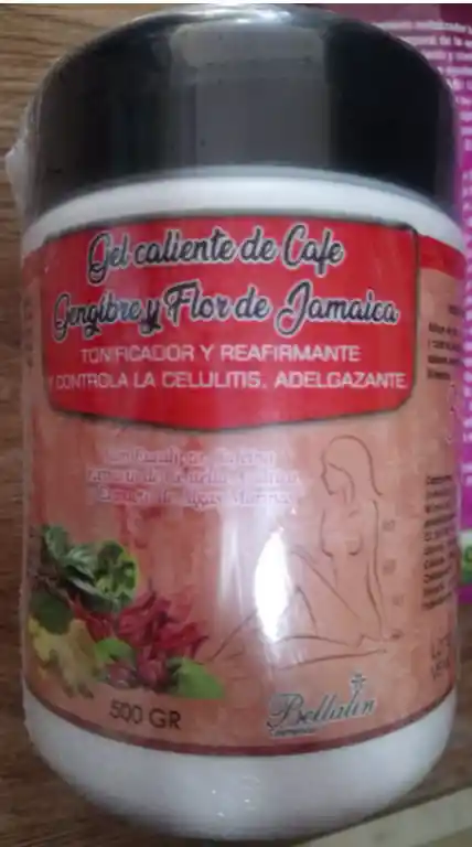 Gel Caliente De Cafe, Jengibre Y Flor De Jamaica