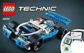 Lego Technic 42091 Cazador Policiaco 120 Pz