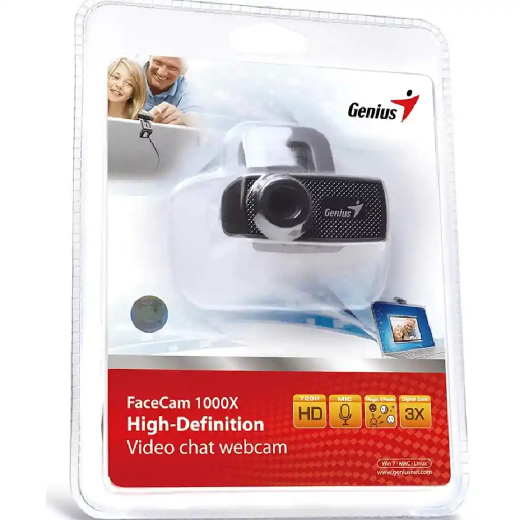 Genius Camara Web Facecam 1000x Hd