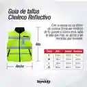 Chaleco Para Moto Acolchado Con Bandas Reflectivas Verde