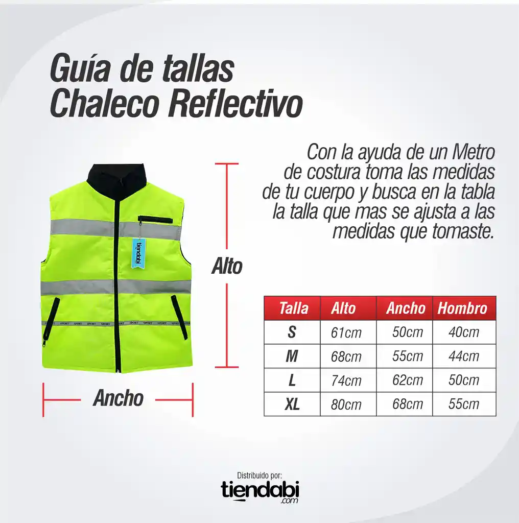 Chaleco Para Moto Acolchado Con Bandas Reflectivas Verde